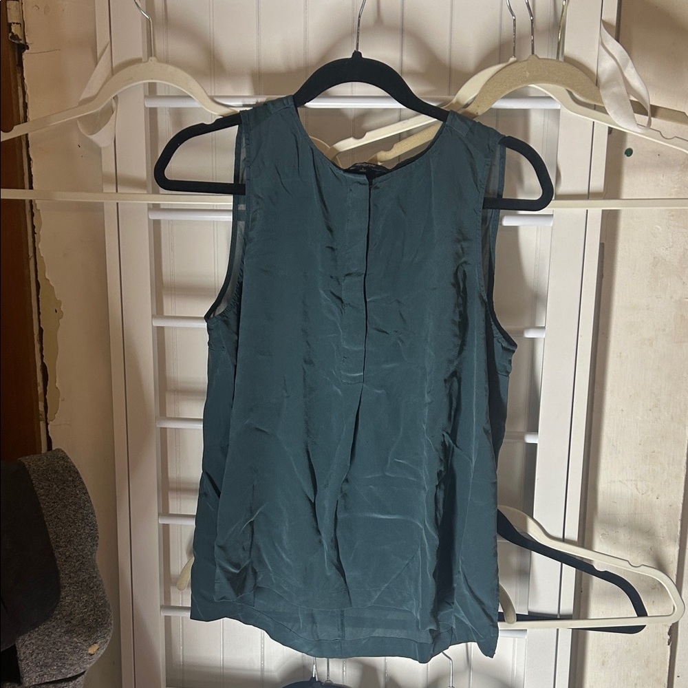 Madewell Sleeveless Blue Tank Top